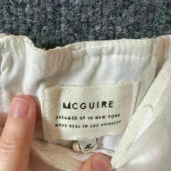 Petit Trois Bustier by McGuire Denim‎ size Small White Ladies Top Blouse - Picture 6 of 10